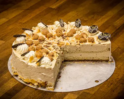 Mandel-Karamelltorte – Bäckerei-Konditorei Schell